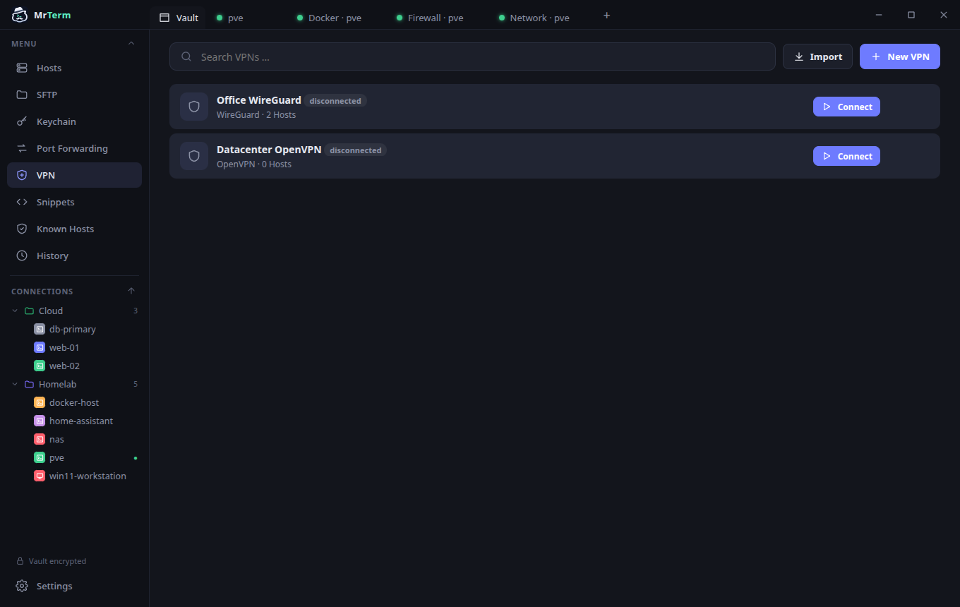 VPN configurations