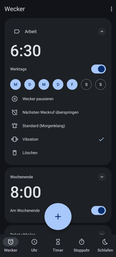 Alarm expanded